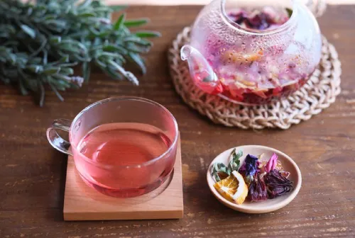 【食べれるハーブティ】 Rose ＆ Herbal Tea  ローズ＆ハーバルティ